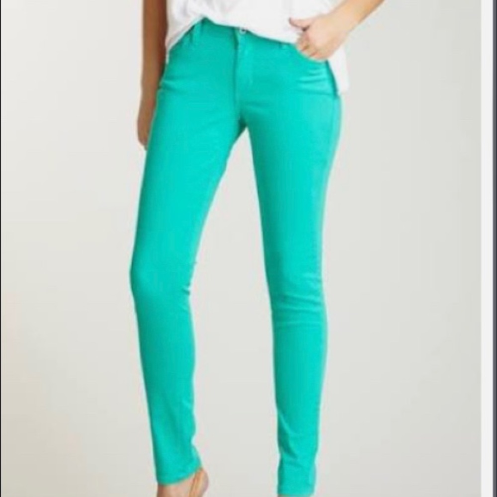 Celebrity Pink brand teal skinny jegging size 9